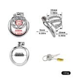 ChainFlow Ergonomic Stainless Steel Chastity Device - Image 2