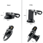 INVERTED CHASTITY CAGE PINK SISSY MICRO RESIN - Image 3