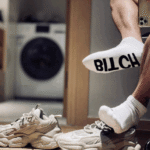 Letter Print Ankle Socks (Cotton Blend) - Image 2