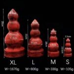 Liquid Silicone Pagoda-Shaped Dildo - Image 2