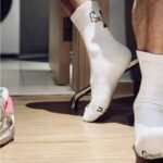 Cartoon Muscle Man Crew Socks (Cotton) - Image 2