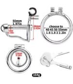 TitaniumGuard Stainless Steel Male Chastity Device - Image 2