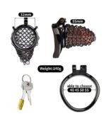 Premium Stainless Steel Chastity Cage - Image 3