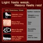 Stainless Steel Cat Paw BDSM Paddle - Image 3