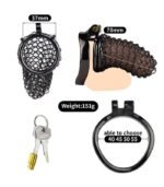 Premium Stainless Steel Chastity Cage - Image 4