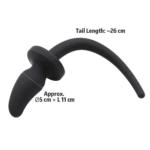 Silicone Anal Plug with Tail - Image 5