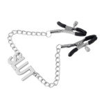 Roleplay Nipple Clamps with Word Charm - Image 4