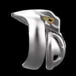 Titan Grip Stainless Steel Chastity Cage - Image 4