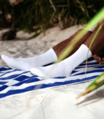 Pure Tone Combed Cotton Socks - Image 2