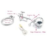 PA Bridge Stainless Steel Chastity Cage - Image 5