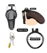 Premium Stainless Steel Chastity Cage - Image 5