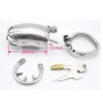 Stainless Steel Chastity Lock - Image 6