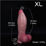 Realistic Curved Silicone Dildo - Image 7