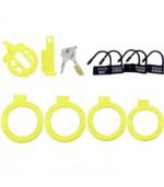 Rainbow-Inspired Resin Chastity Cage Set - Image 7