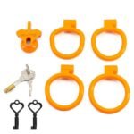 INVERTED CHASTITY CAGE PINK SISSY MICRO RESIN - Image 8