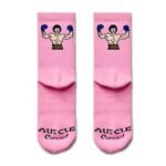 Cartoon Muscle Man Crew Socks (Cotton) - Image 7