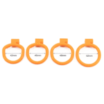 COBRA  CHASTITY CAGE  3D   LONG ORANGE RESIN - Image 8