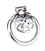 TreadCore X™ Metal Flat Plate Chastity Device