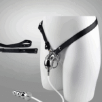 Stainless Steel Male Chastity Cage with Hollow Plug and Catheter