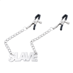 Roleplay Nipple Clamps with Word Charm