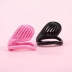 Streamline openwork chastity cage