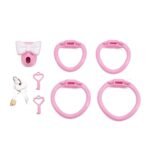 Cute bow rounded chastity cage - Image 3