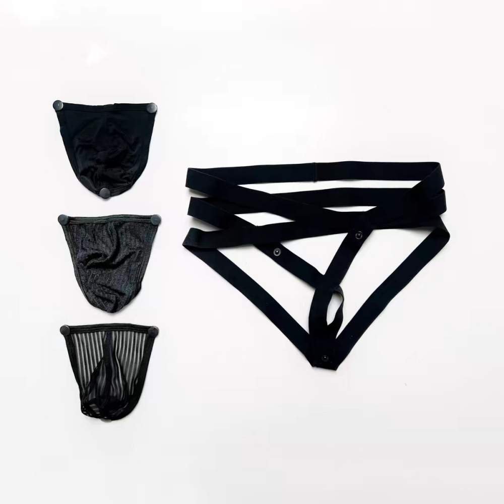 1 4-in-1 Convertible Jockstrap with Detachable Pouch - Image 1