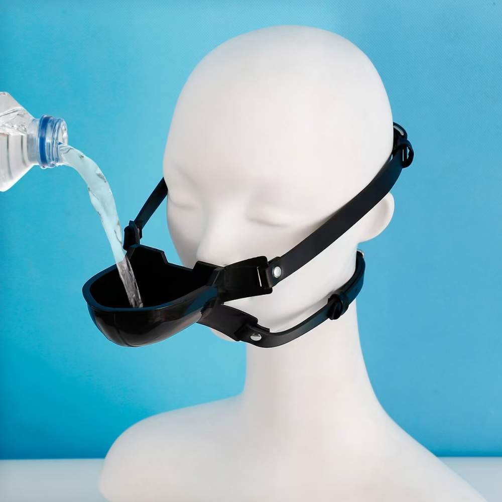 2 Urine Play Mouth Gag with Drinking Reservoir - Image 1