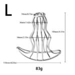 Hollow Stainless Steel Anal Plug - Image 6