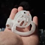 Artisan Hand-Polished Resin Chastity Cage - Image 4