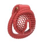 BDSM Honeycomb Flat Chastity Cage - Image 4