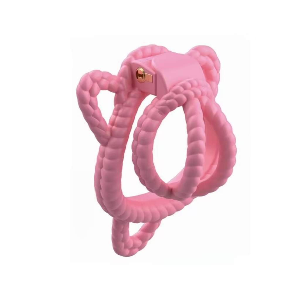 2 BDSM Rope-Inspired Chastity Cage - Image 1
