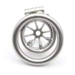 Watermelon Design Hollow Stainless Steel Chastity Cage - Image 3