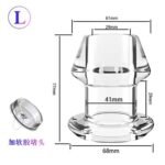 Transparent Hollow Anal Plug – Open View Design