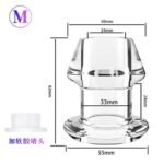 Transparent Hollow Anal Plug – Open View Design - Image 2