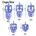 Resin Chastity Cage – Multiple Colors & Sizes - Image 6