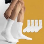 Cotton Socks 4-Pack – Black & White, Multiple Styles - Image 5