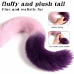 Gradient Butt Plug with Detachable Soft Tail - Image 3