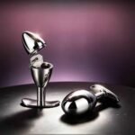 Detachable Hollow Stainless Steel Butt Plug with Gem Base – Hot & Cold, Key Storage Design