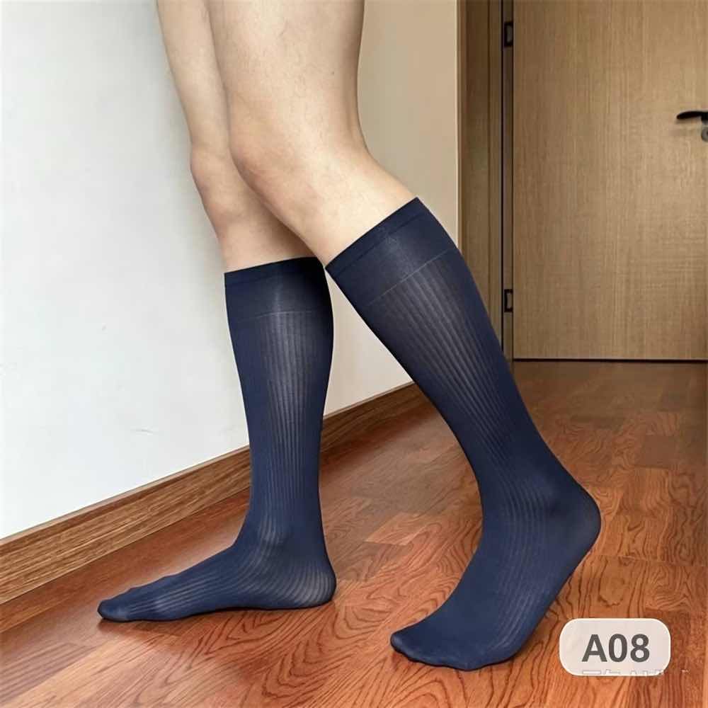 A08 Men’s Knee-High Dress Socks - Image 1