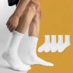 Cotton Socks 4-Pack – Black & White, Multiple Styles - Image 4