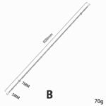 Extra-Long Double-Ended Beaded Metal Urethral Sound - Image 3