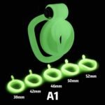 Glow-in-the-Dark Resin Chastity Cage - Image 2